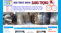 Desktop Screenshot of banghesangtrong.com